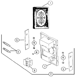 NuTone LA144 2 Note Chime Parts breakout large