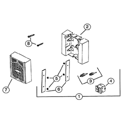 NuTone LA16 2 Note Chime Parts breakout large