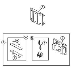 NuTone LA170 2 Note Chime Parts breakout large