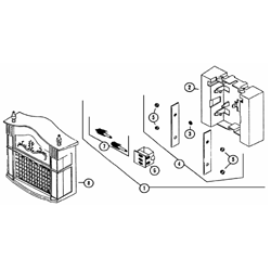 NuTone LA26 2 Note Chime Parts breakout large