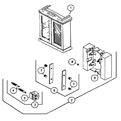 NuTone LA32 2 Note Chime Parts breakout large