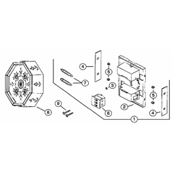 NuTone LA37 2 Note Chime Parts breakout large