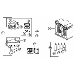 NuTone LA46 4 - 8 Note Westminster Chime Parts breakout large