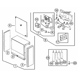 NuTone LA47 4 - 8 Note Westminster Chime Parts breakout large