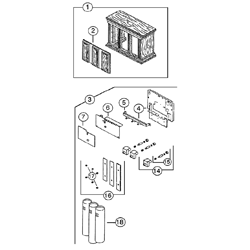 NuTone LA58N 4 - 8 Note Chime Parts breakout large