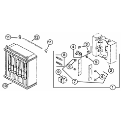 NuTone LA77 2 Note Chime Parts breakout large