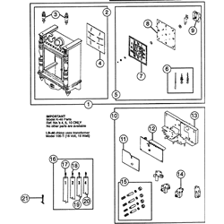 NuTone LB46 4 - 8 Note Chime Parts breakout large