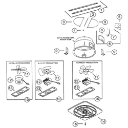 NuTone M621 Utility Fan Parts breakout large