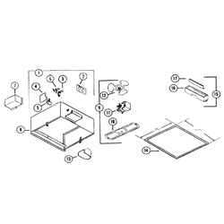 NuTone M8T Mercury-Nutone Range Hood Parts breakout large