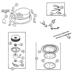 NuTone MH8661N Deluxe Fan-Light Parts breakout large