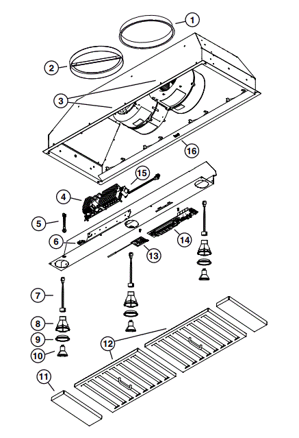 BEST PK2230 Range Hood Parts breakout large