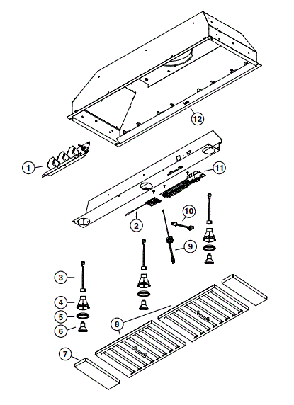 BEST PKEX2239 Range Hood Parts breakout large