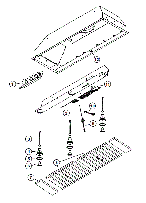 BEST PKEX2245 Range Hood Parts breakout large