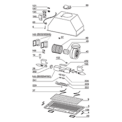 Broan PM390 Custom Hood Power Pack Parts breakout large