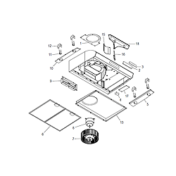 Kenmore 5369 30", Range Hood 350 Cfm Parts breakout large