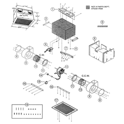 NuTone QT1000 Quiettest Exhaust Fan Parts breakout large