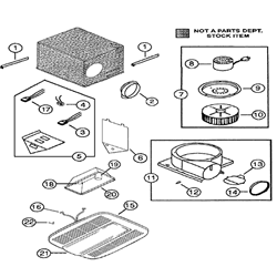 NuTone QT100LH Humidity Sensing Fan-Light Parts breakout large