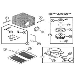 NuTone QT110H Smartsense Automatic Fan Parts breakout large