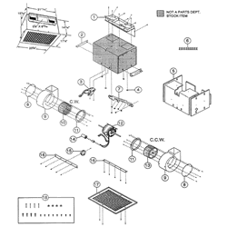 NuTone QT700 Quiettest Exhaust Fan Parts breakout large