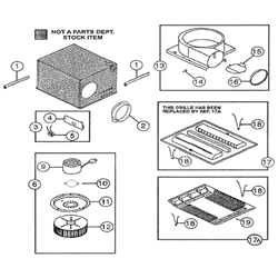 NuTone QT80 Quiet Test Exhaust Fan Parts 80 CFM breakout large