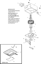 NuTone QTREN110FL Ultra Quiet Exhaust Fan Parts breakout large