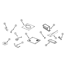 NuTone RL6100F Convertible Range Hood Parts breakout large