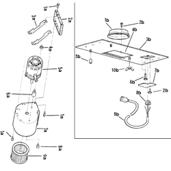 Broan RM325H 600Cfm Blower Parts breakout large