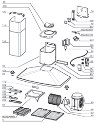 Kenmore 52423 42 In. Stainless Range Hood Parts breakout large