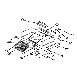 NuTone SL6200R Convertible Range Hood Parts breakout large