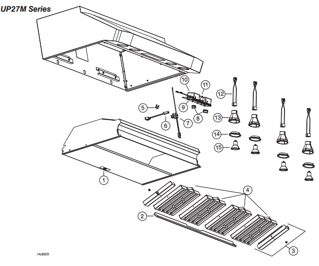 BEST UP27M30SB Range Hood Parts breakout large