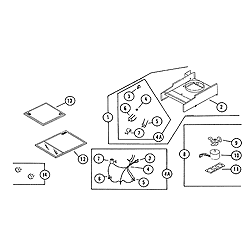 NuTone V24 Range Hood Insert For Under Cabinets Parts breakout large