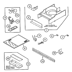 NuTone V26N Range Hood Parts breakout large