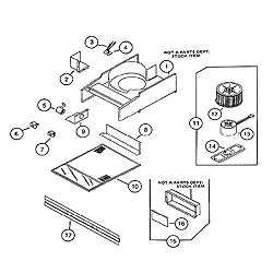 NuTone V28 Range Hood Parts breakout large