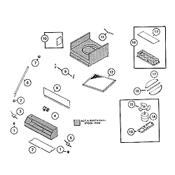 NuTone V41 Range Hood Ventilation Fan Parts breakout large