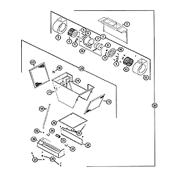 NuTone V42 Range Hood Ventilation Fan Parts breakout large