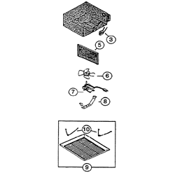 NuTone VC305C3N Village Ductless Fan Parts breakout large