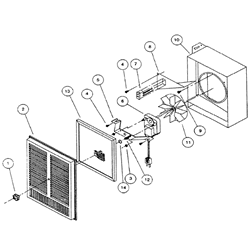 NuTone VC305C3 Village Ductless Fan Parts breakout large