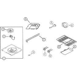 NuTone VF705RCN Exhaust Fan-Light Parts breakout large