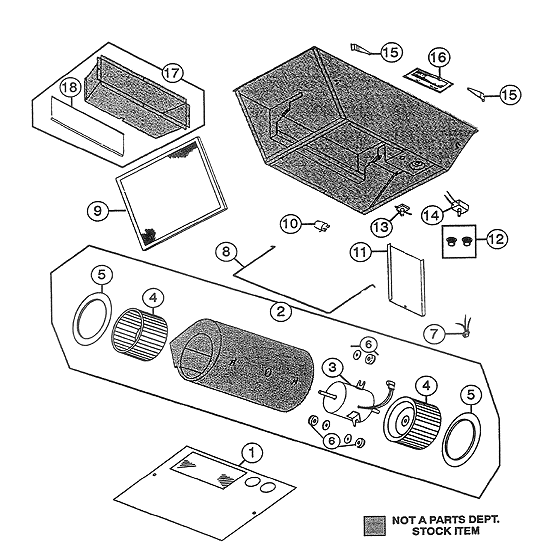 NuTone VPU400N Power Unit Parts breakout large