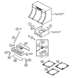 NuTone VT43 Non-Duct Range Hood Parts breakout large