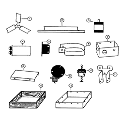 NuTone WHV24DD Whole-House Ventilator Parts breakout large